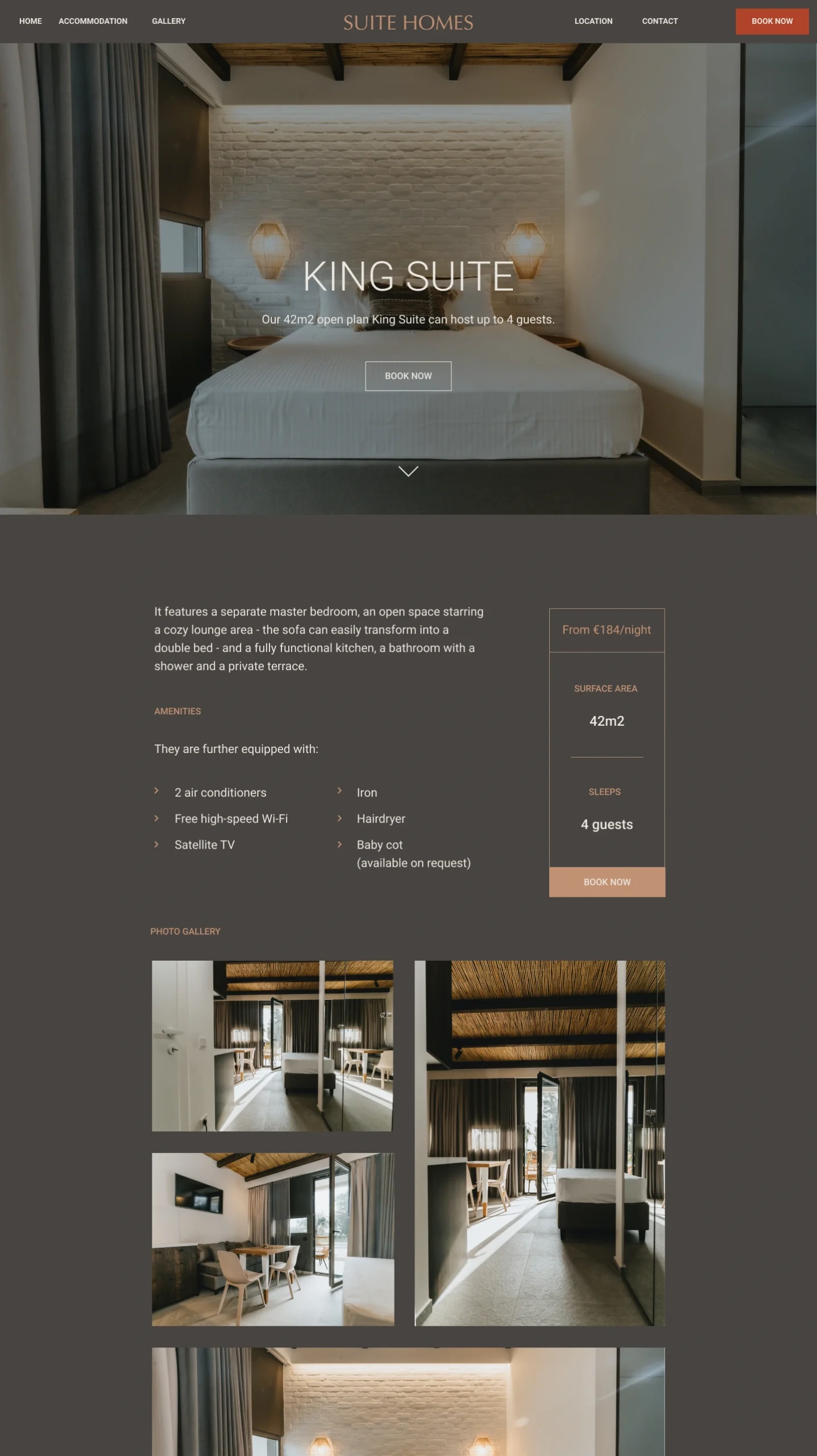 suite homes website suite screen