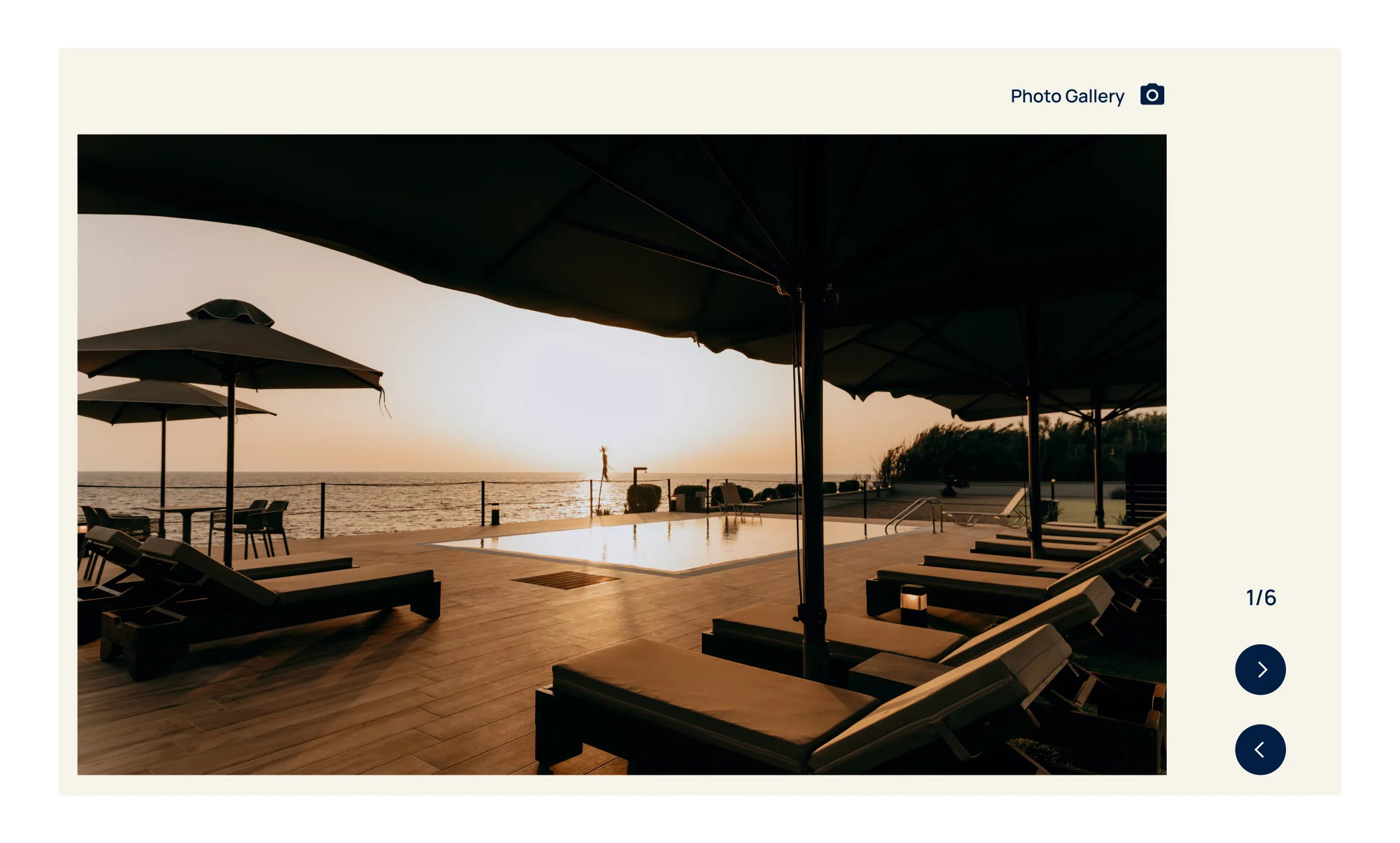 als website gallery screen