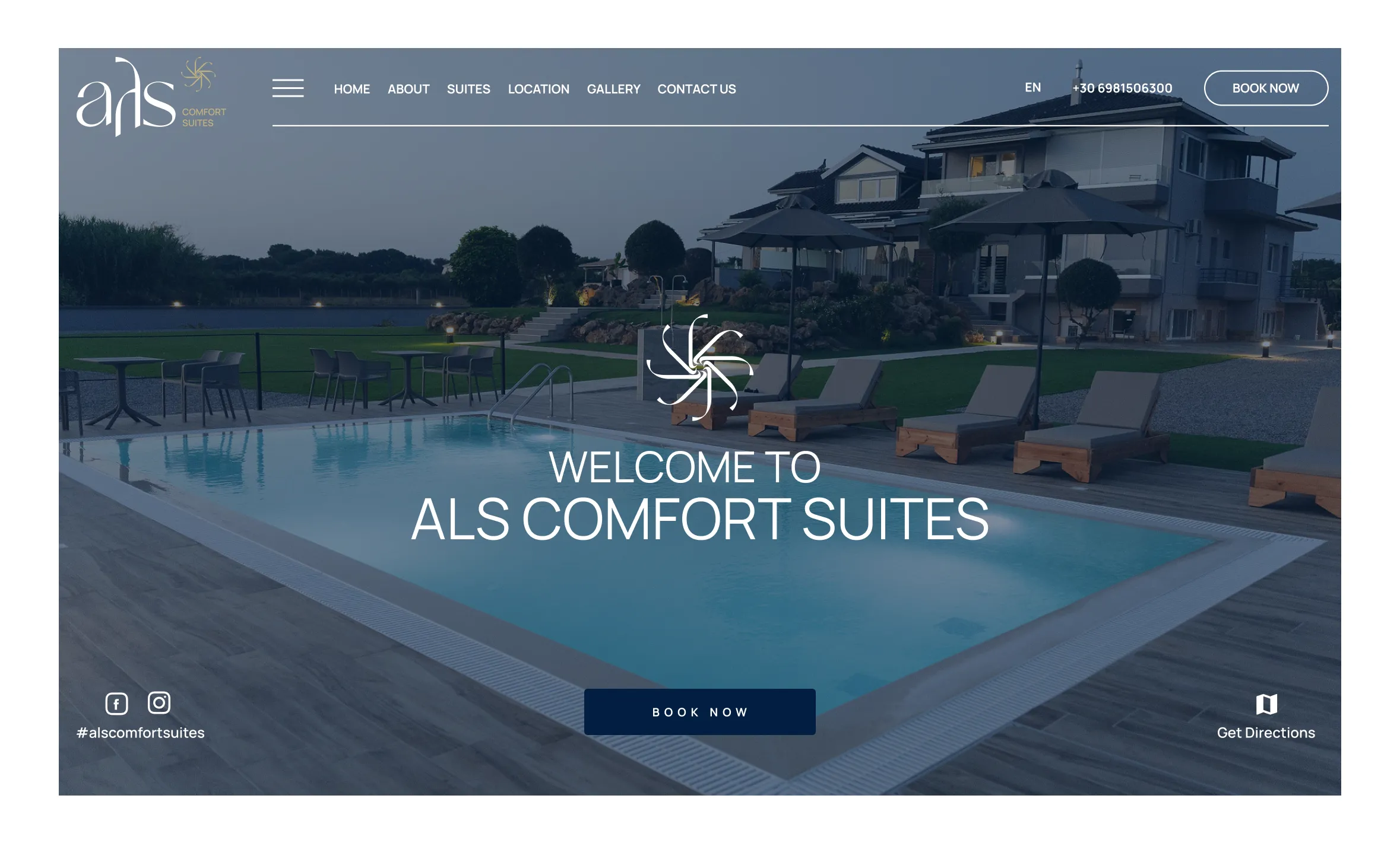 als website hero screen