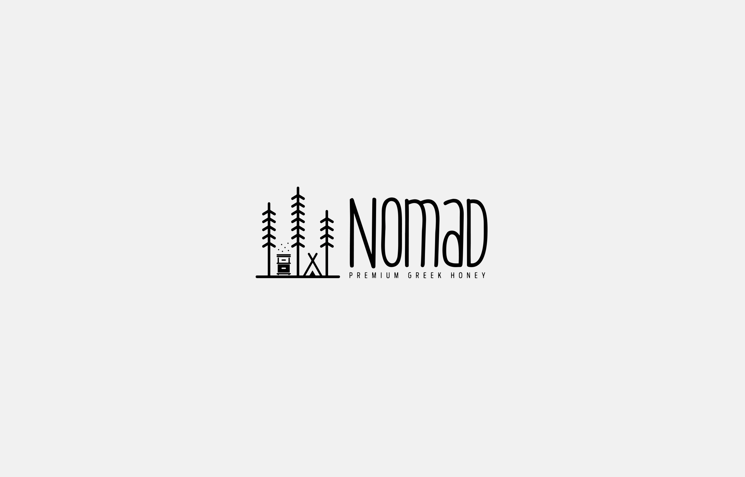 λογότυπο μελιού nomad