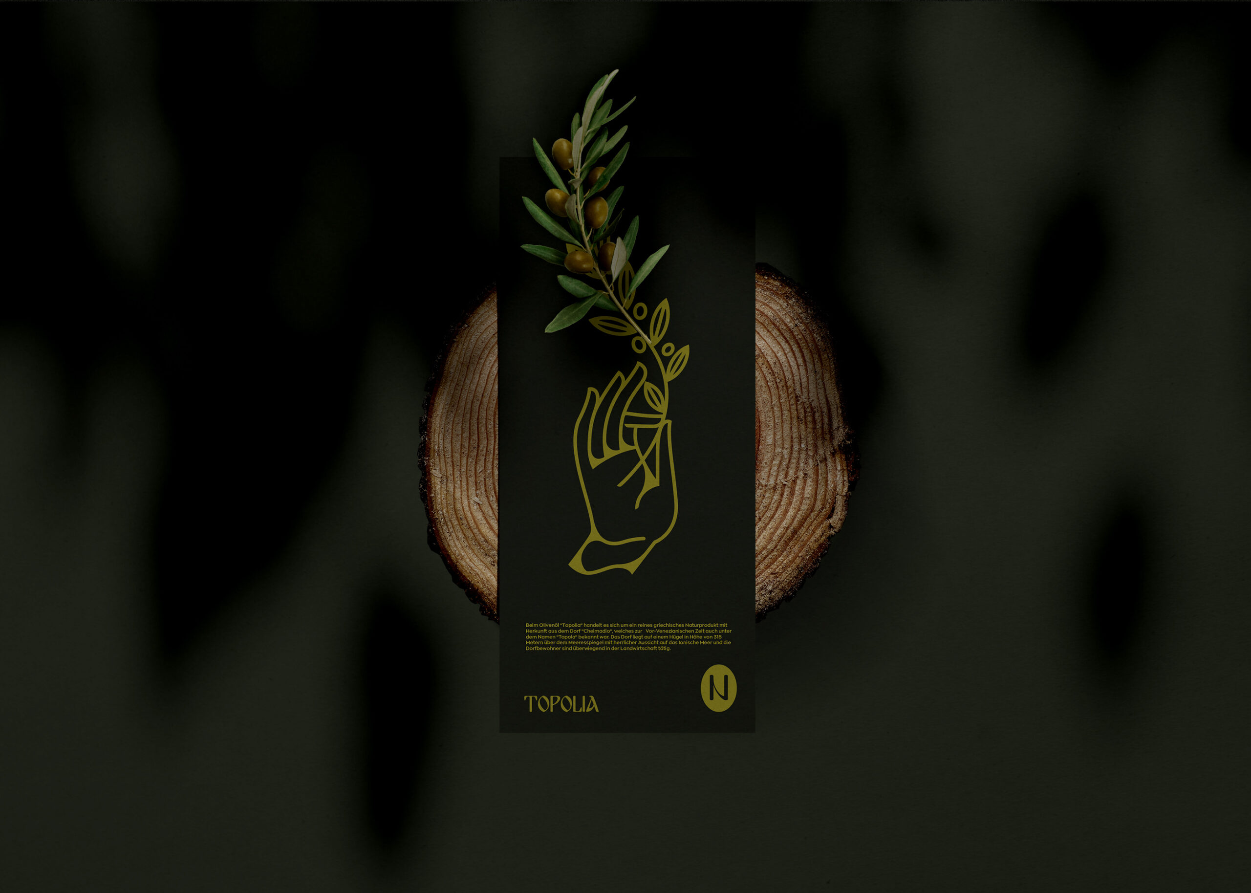 topolia olive oil illustration design