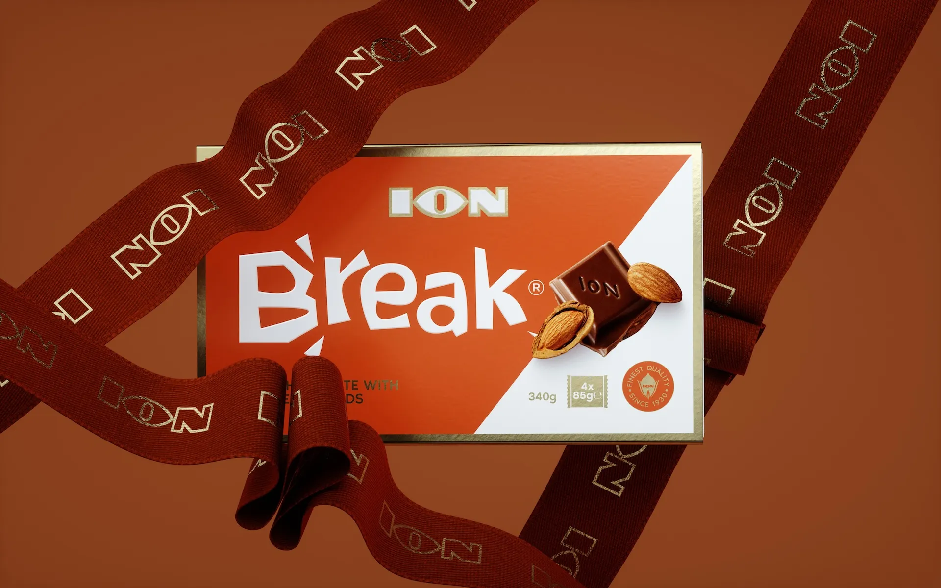 Σχεδιασμός Συσκευασίας ΙΟΝ Break Πολυσυσκευασία με αμύγδαλο