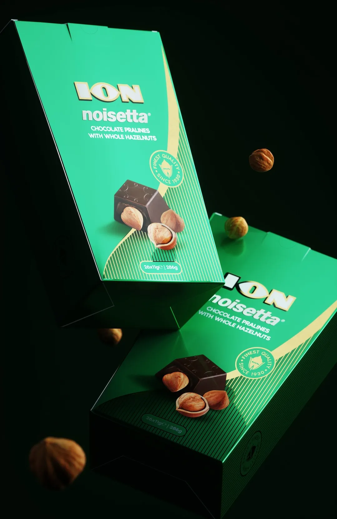 Σχεδιασμός Συσκευασίας ΙΟΝ Noisetta