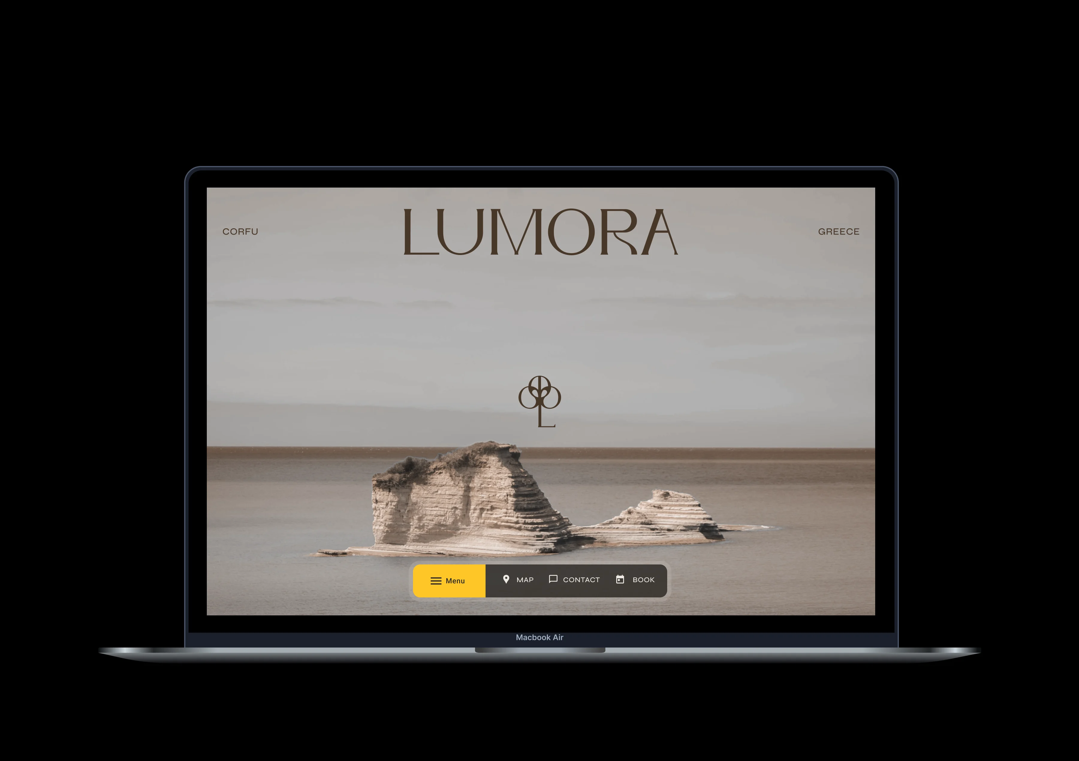 lumora homepage website corfu