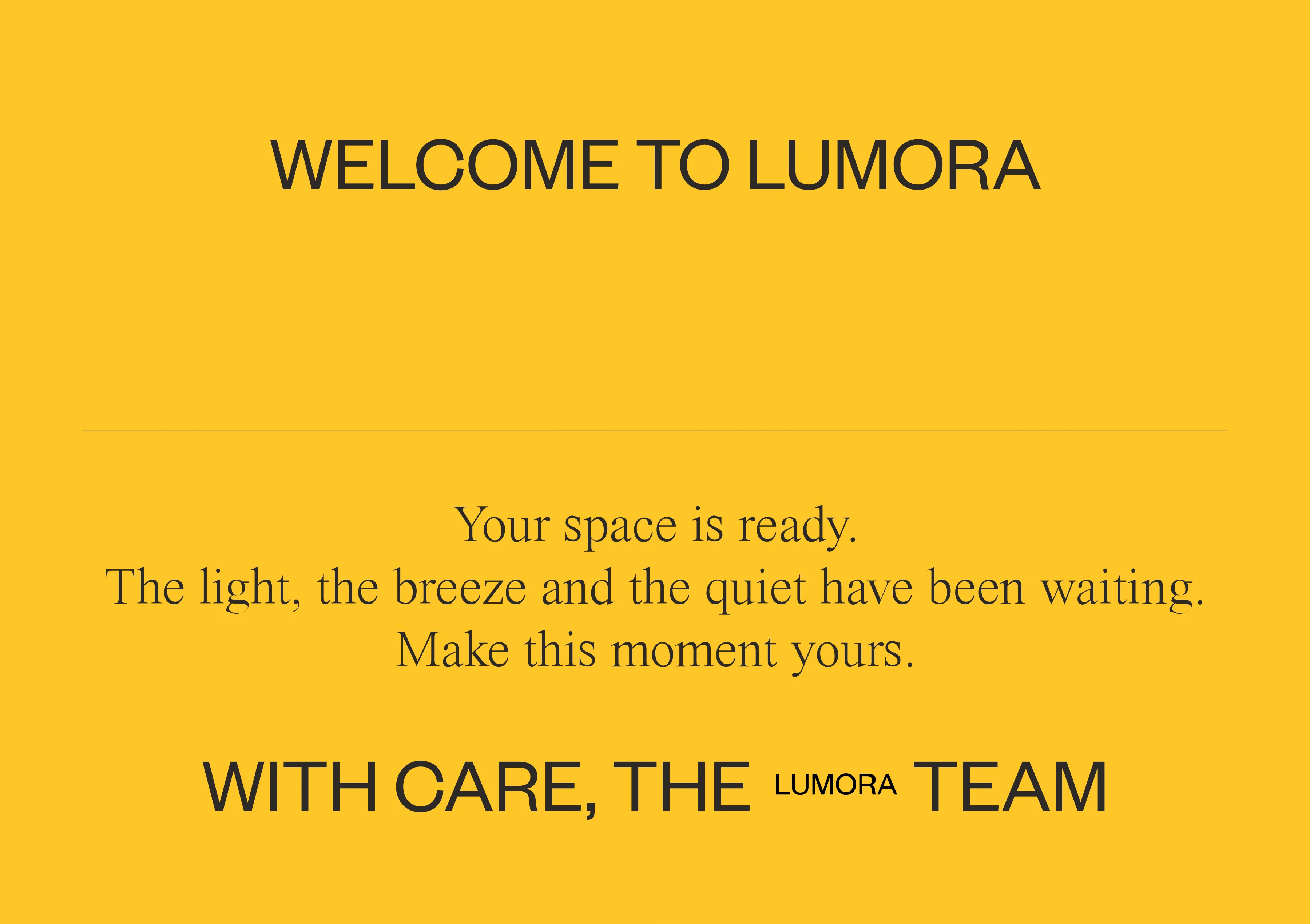 lumora corfu welcome